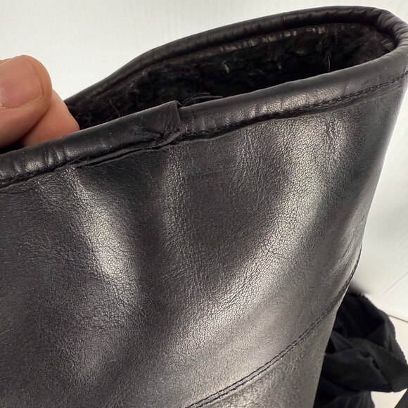 Women's Black Winter & Rain Boots - Picture 11 of 14